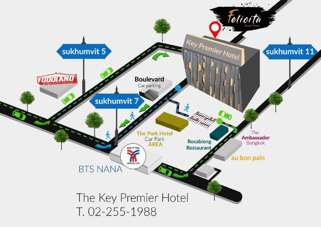 The Key Premier Hotel Sukhumvit Bangkok Banguecoque Exterior foto